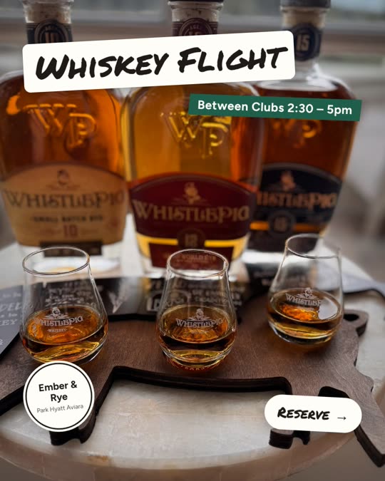 Whiskey Flight — Ember & Rye, Sticker look