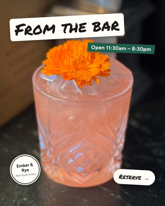 From the bar — Ember & Rye, Sticker look