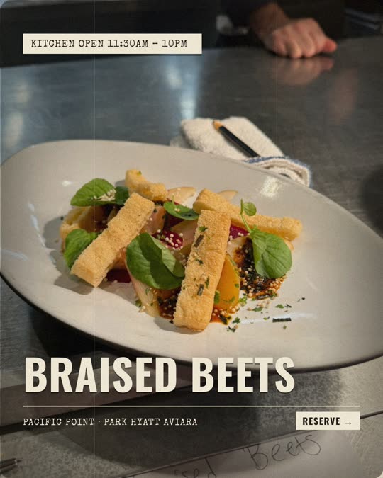 Braised Beets — Pacific Point, Newsreel look