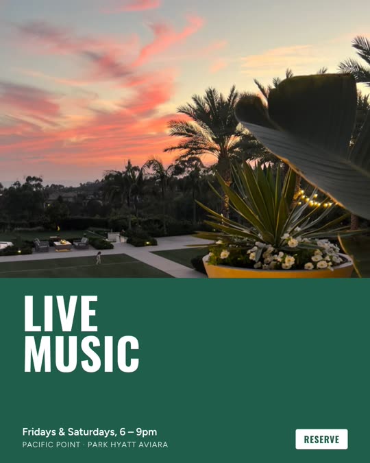 Live Music — Pacific Point, Bold Type look