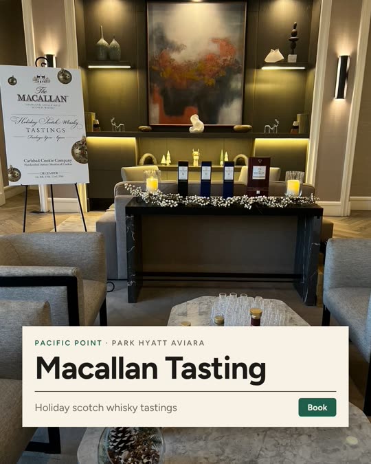Macallan Tasting — Pacific Point, Editorial look